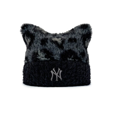 MLB LEOPARD CAT BEANIE CHW NY (Black)