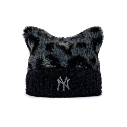 MLB LEOPARD CAT BEANIE CHW NY (Black)