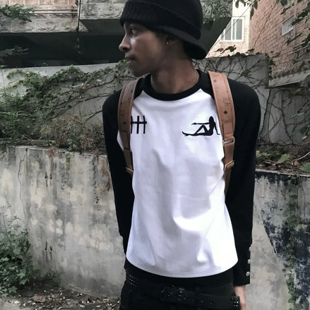 TRIGGER GIRL RAGLAN TEE (Boxy Crop Fit)