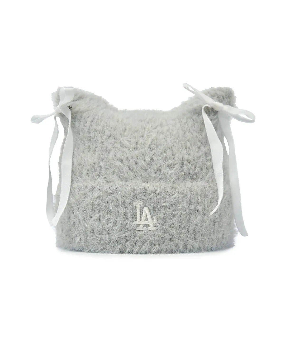 Ribbon Meow Beanie (Ptn.Grey)