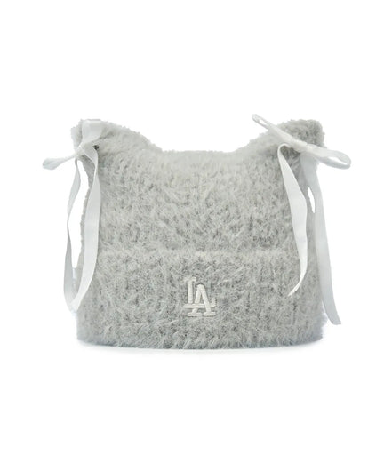 Ribbon Meow Beanie (Ptn.Grey)