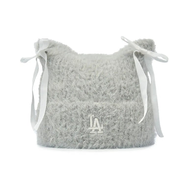 Ribbon Meow Beanie (Ptn.Grey)
