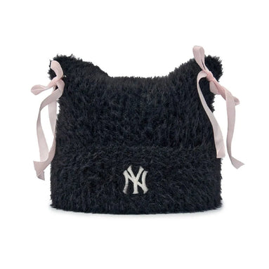 Ribbon Meow Beanie (Black)