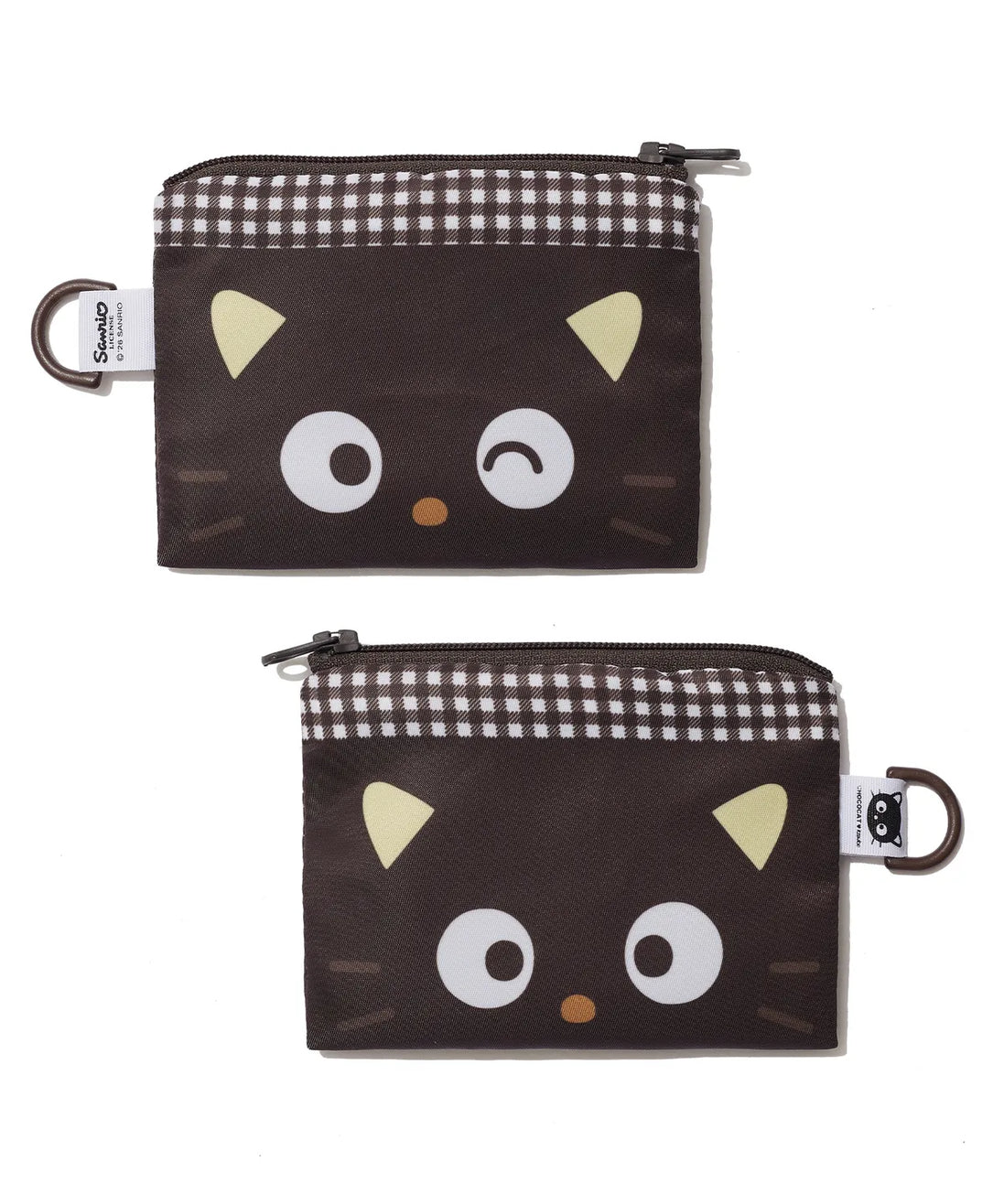 CHOCOCAT FACE CARD WALLET - BROWN