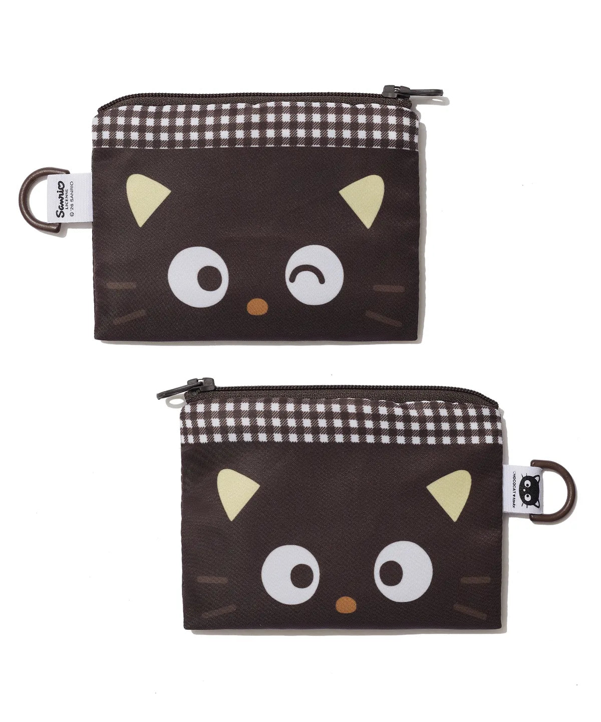 CHOCOCAT FACE CARD WALLET - BROWN