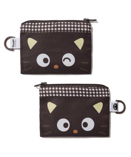 CHOCOCAT FACE CARD WALLET - BROWN