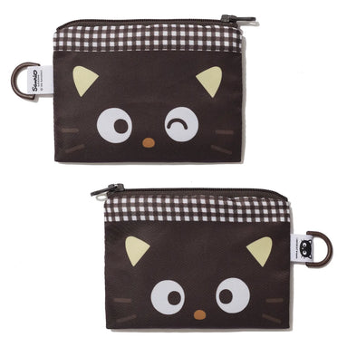CHOCOCAT FACE CARD WALLET - BROWN