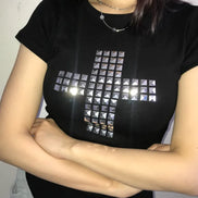 KR BLING CROSS TSHIRT (3 COLORS)