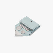 MATT TRIANGLE WALLET (LEOPARD MINT)