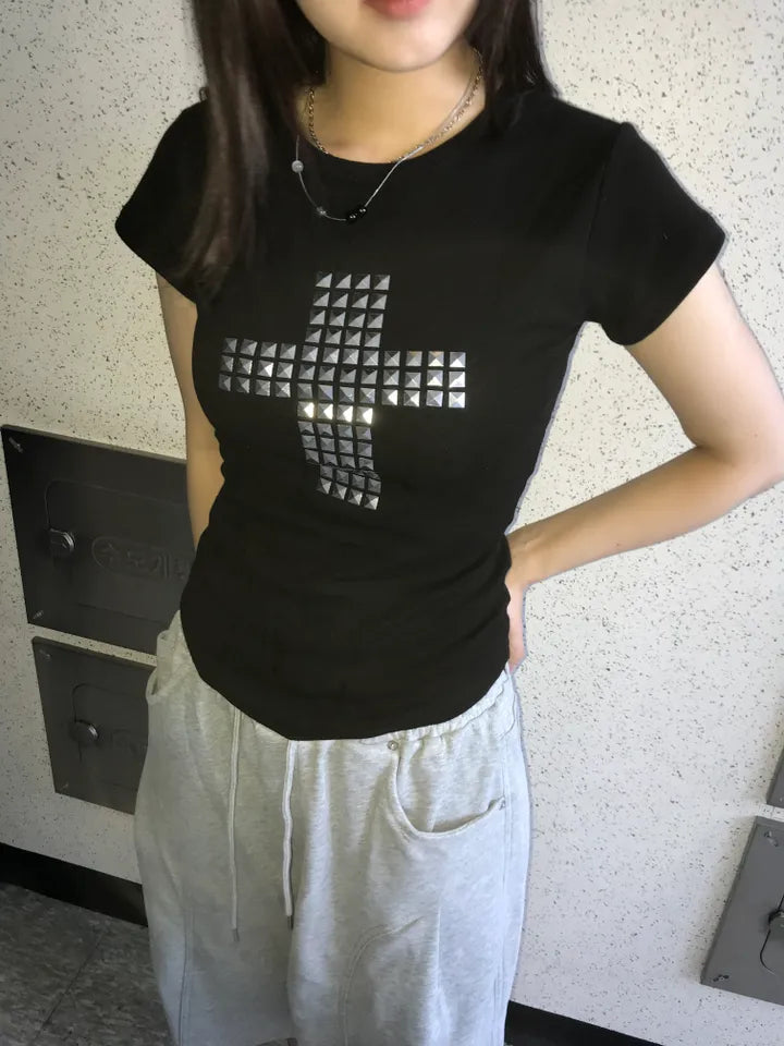 KR BLING CROSS TSHIRT (3 COLORS)