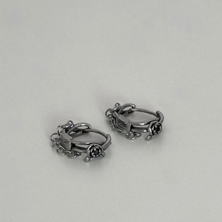 rose chain piercing(1set)