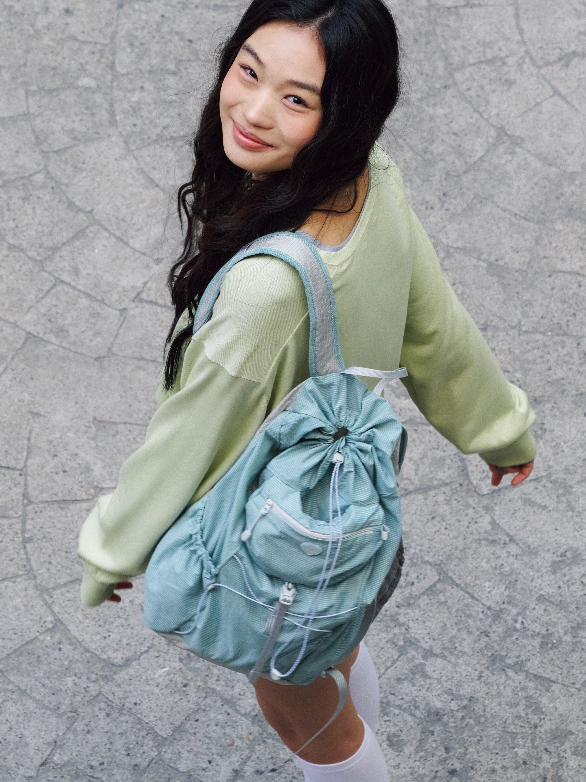 AIRY POCKET BACKPACK (MINT)