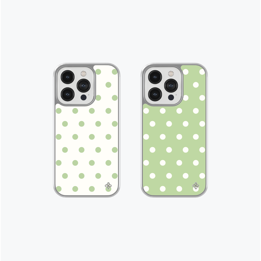 Melon Dot Phonecase (Glass Silver)