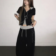 KR BLING LETTERING TRACKING PANTS (4 COLORS)