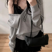 KR V NECK KNIT (4 Colors)