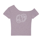 KIKI SLIM TEE (DUSTY PURPLE)