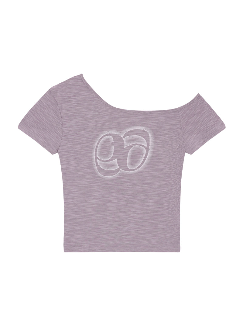 KIKI SLIM TEE (DUSTY PURPLE)
