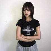 KR BLING CROSS TSHIRT (3 COLORS)
