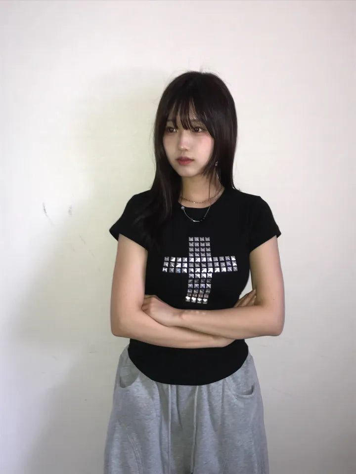 KR BLING CROSS TSHIRT (3 COLORS)