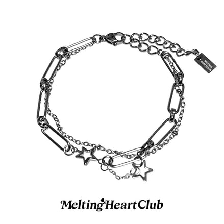star mix chain bracelet