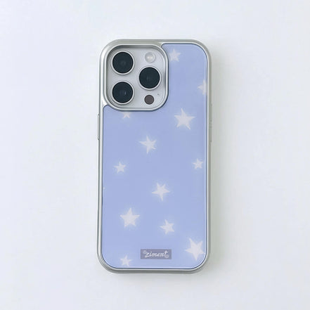 Milky blue star phonecase