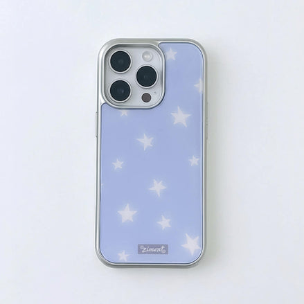 Milky blue star phonecase