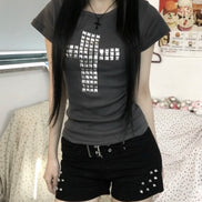 KR BLING CROSS TSHIRT (3 COLORS)