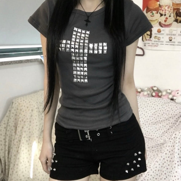 KR BLING CROSS TSHIRT (3 COLORS)