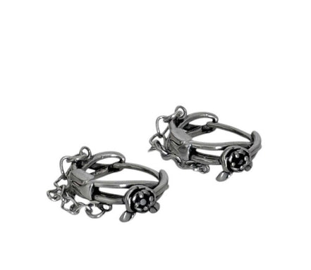 rose chain piercing(1set)