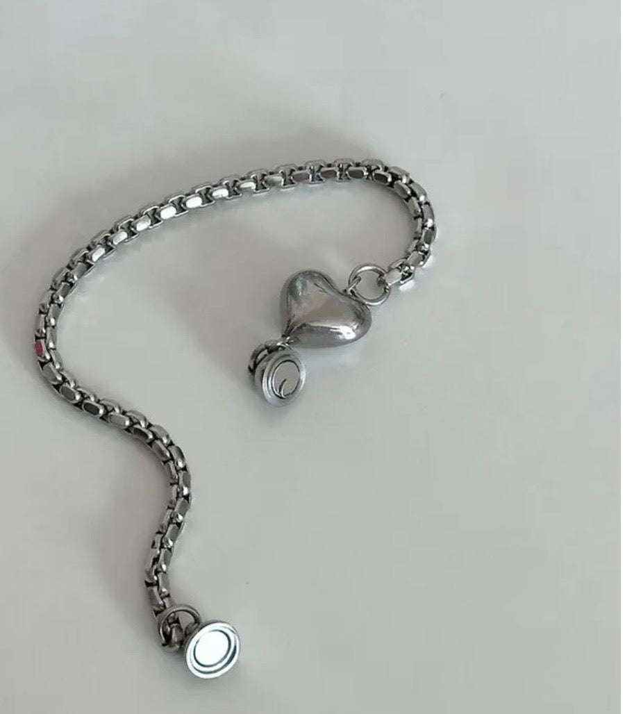 heart ball bracelet