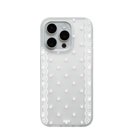 LACE DOT VEIL PHONE CASE (soft jelly)