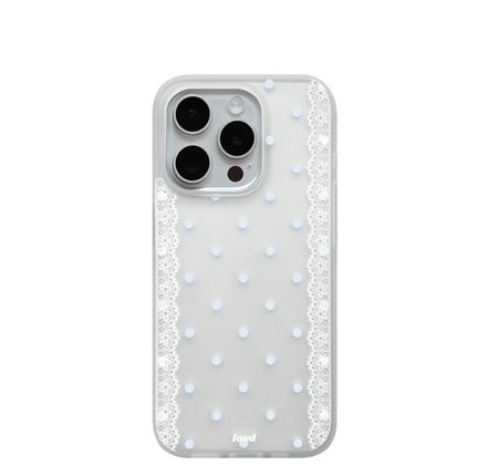 LACE DOT VEIL PHONE CASE (soft jelly)