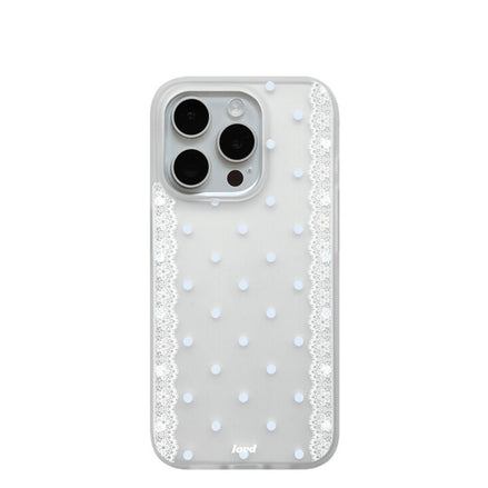 LACE DOT VEIL PHONE CASE (soft jelly)