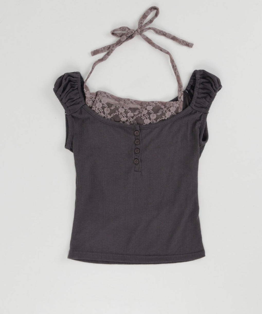 KR LACE TOP SET (3 COLORS)
