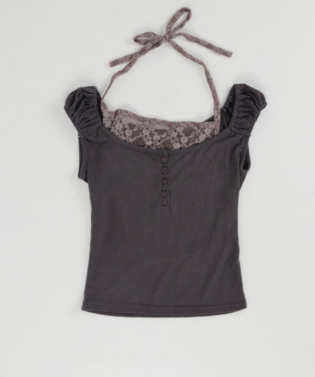 KR LACE TOP SET (3 COLORS)