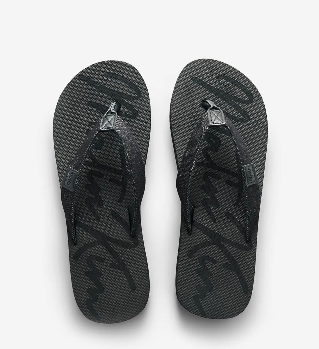 MATIN DENIM LOOP FLIP FLOP IN BLACK