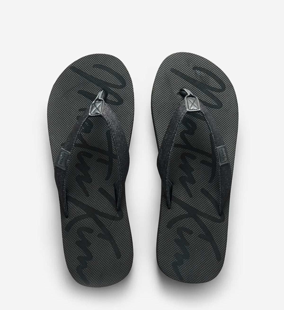 MATIN DENIM LOOP FLIP FLOP IN BLACK