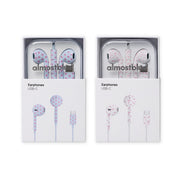 almost blue snow earphone (heart/ ribbon)