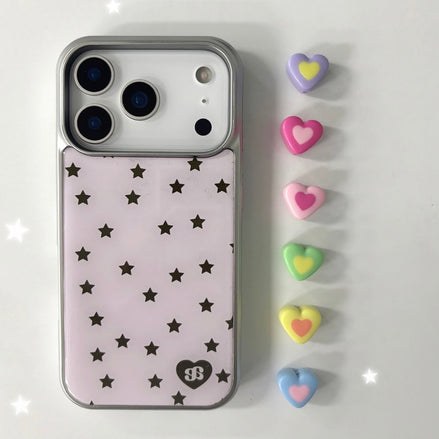 MINI STAR BABY PINK (SILVER EPOXY)