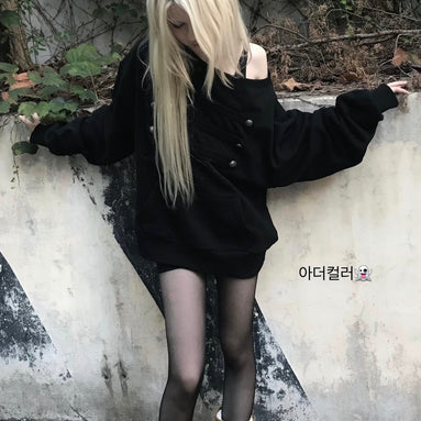 NAPOLEON SWEAT DRESS(BLACK)