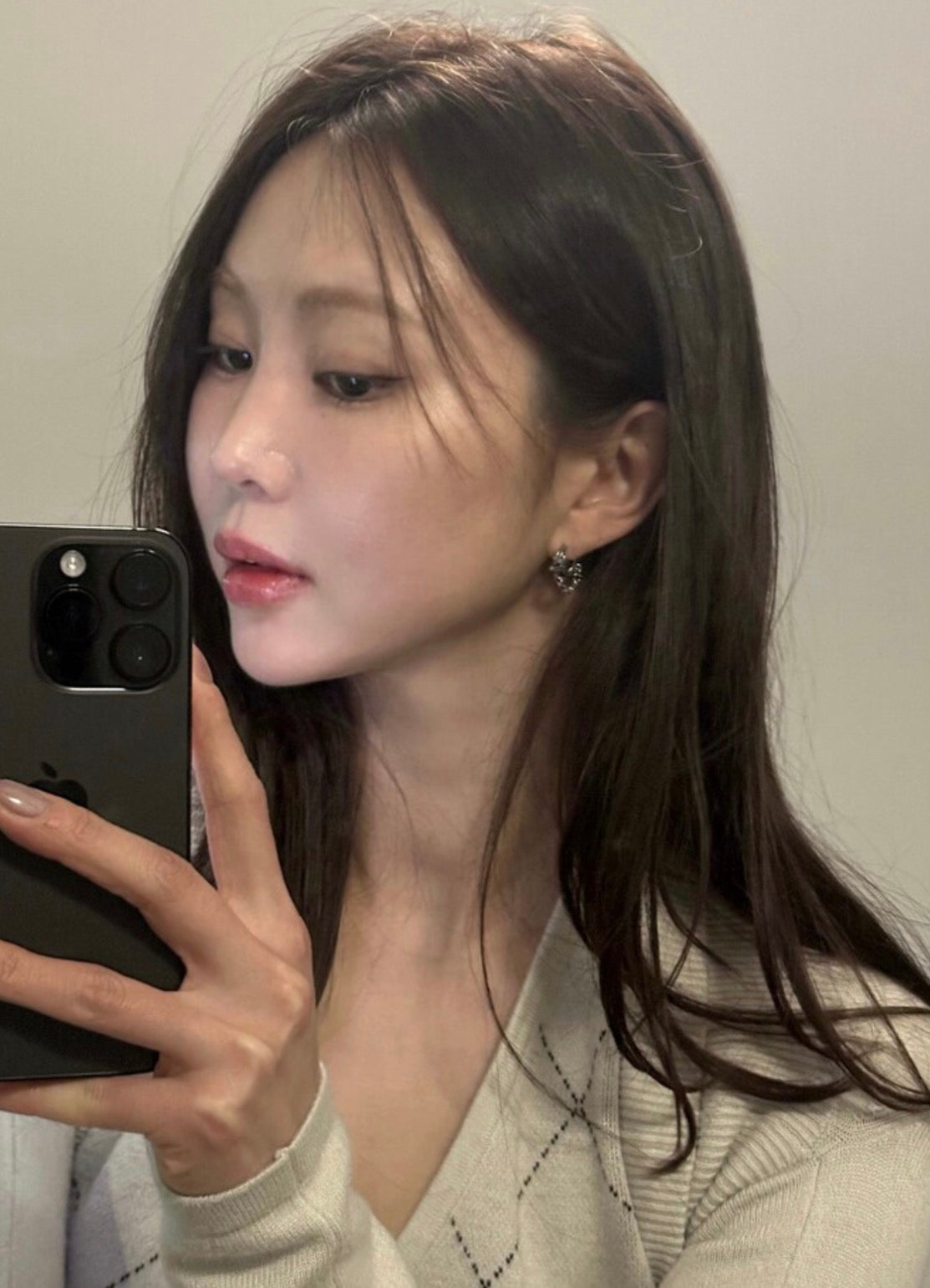rose chain piercing(1set)