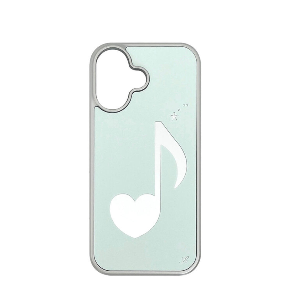MELODY PHONE CASE MINT (silver mirror bumper)