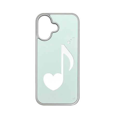 MELODY PHONE CASE MINT (silver mirror bumper)