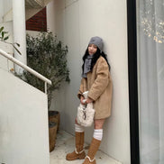 LEE Faux Fur totebag (ivory)