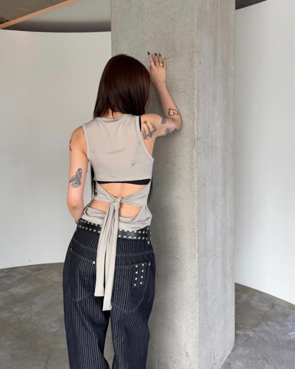 KR DANGEROUS BACK SLEEVELESS (2 Colors)
