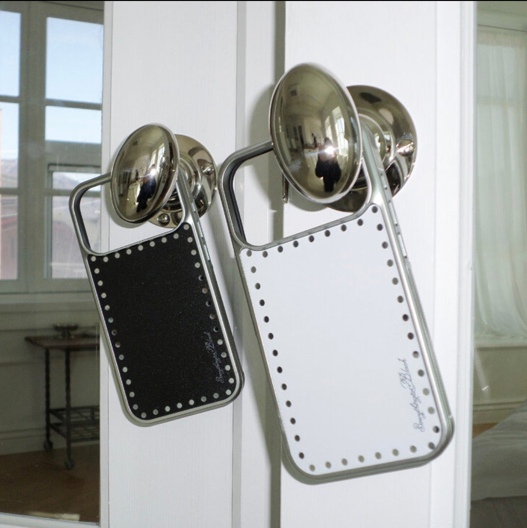 round dot mirror bumper case (2 color)