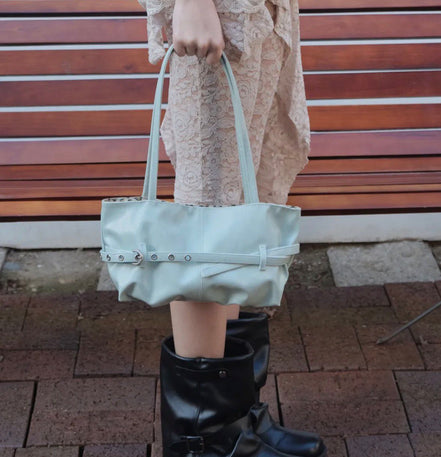 Tied boat bag (Mint)