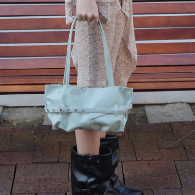 Tied boat bag (Mint)