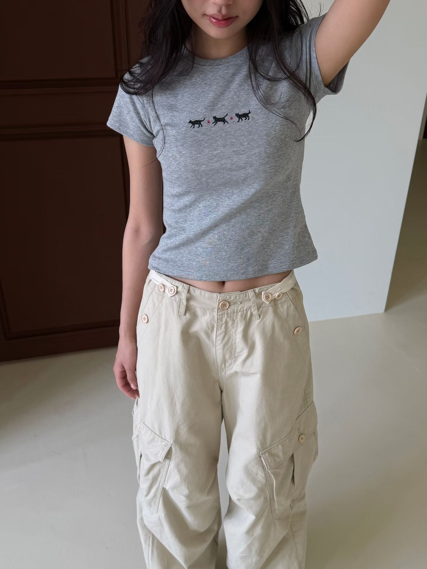 KR LITTLE KITTENS TOP (4 COLORS)
