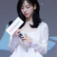 (karina同款) ROSE SHIRRING TOP (white)